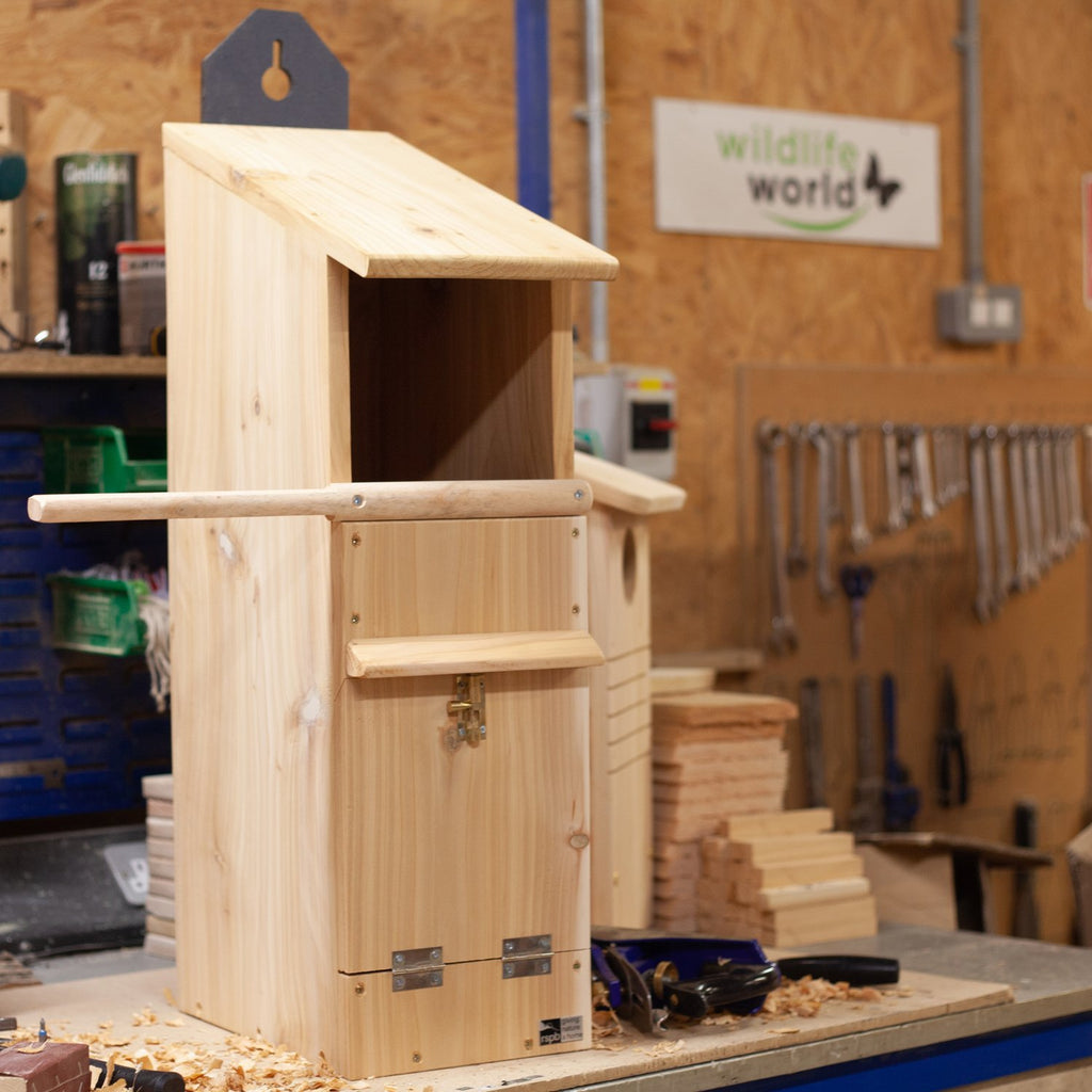 Tawny Owl Nest Box in workshop