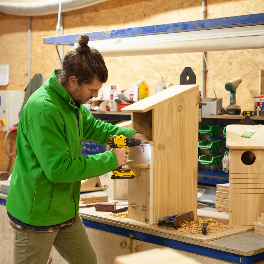 Wildlife World Tawny Owl Nest Box being made